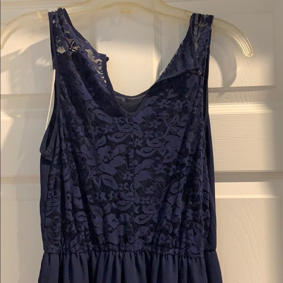 🔴 4/$20 Bundle: Navy Lace back Dress - Picture 3 of 5